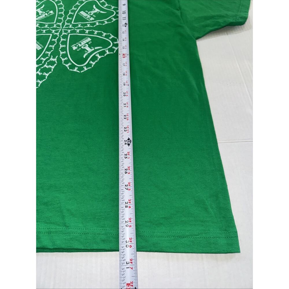 Hanes Beefy-T Graphic‎ Print Men's XL T-Shirt Green - Picture 7 of 8